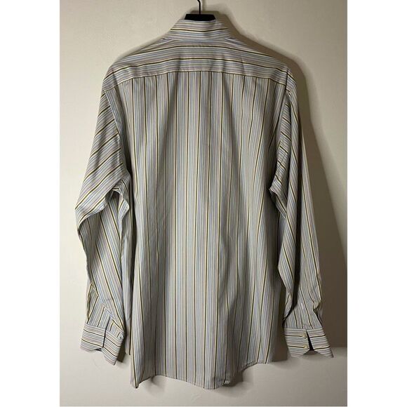 Thomas Dean Striped Button Down Shirt Size XL - Picture 2 of 8
